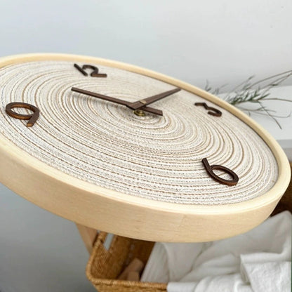 Nordic Style 3D Silent Analog Wooden Wall Clock