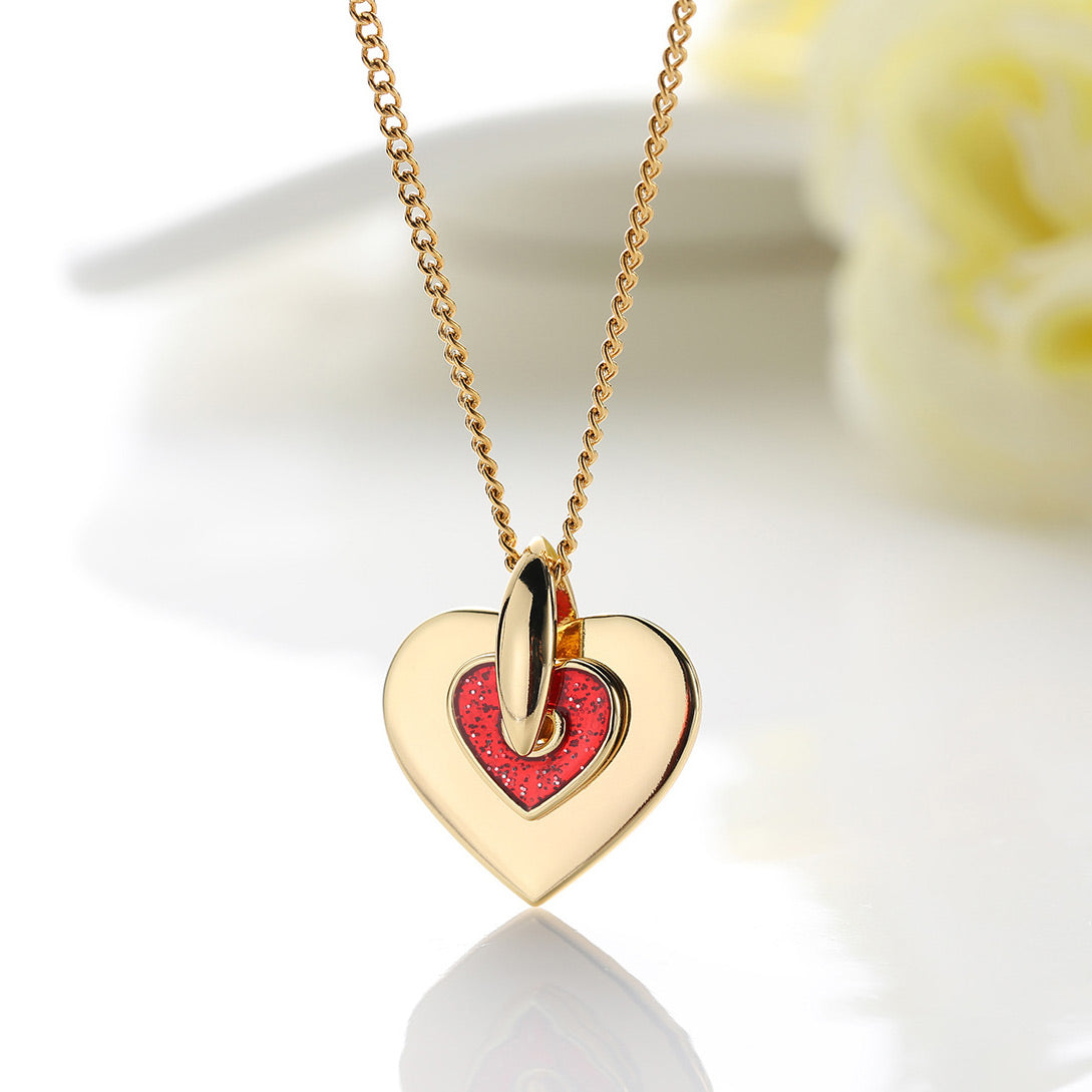 Personalized Heart Pendant Gift for Mom