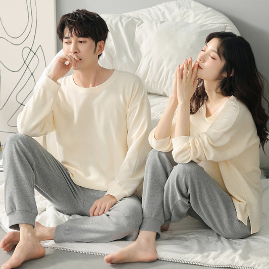 Soft Cotton Matching Loungewear PJs for Couples