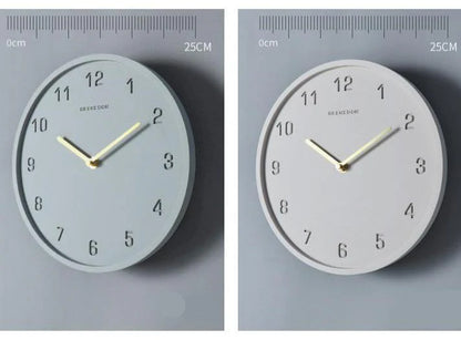 Concrete Nordic Pendulum Silent Wall Clock (10")