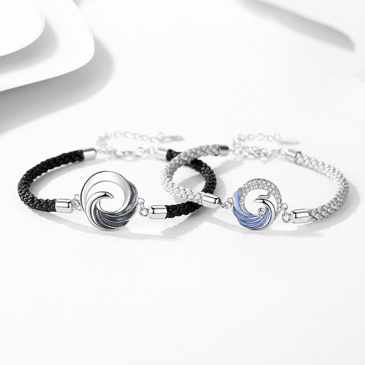 Dragon Phoenix Couple Bracelets Set for 2