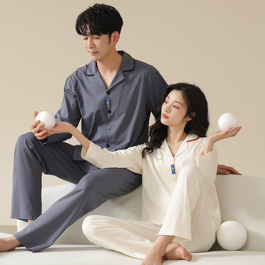 Matching Smooth Pajamas Loungewear for Couples