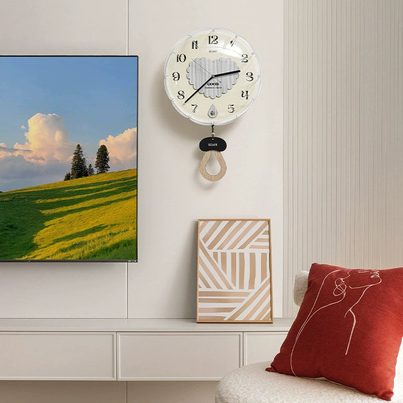 Gullei Scandinavian Silent Wall Clock - Eco-Friendly, Modern Pendulum Design
