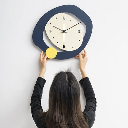 Modern Odd Shape Analog Silent Wall Clock