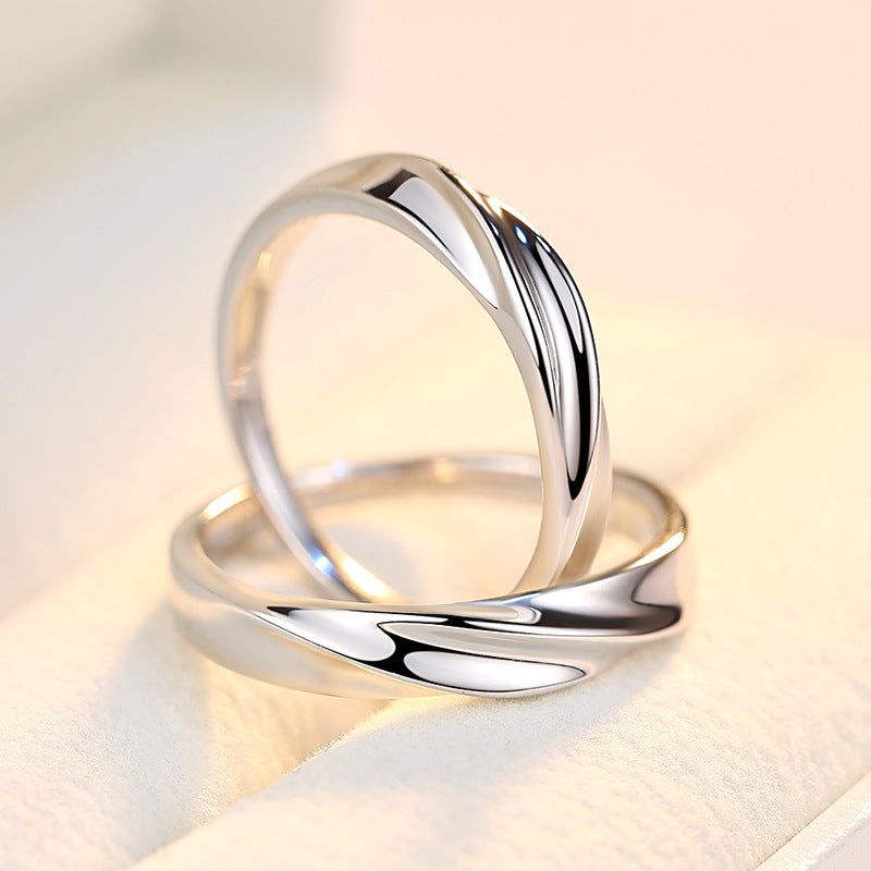 Matching Simple Wedding Bands with Names Engraved