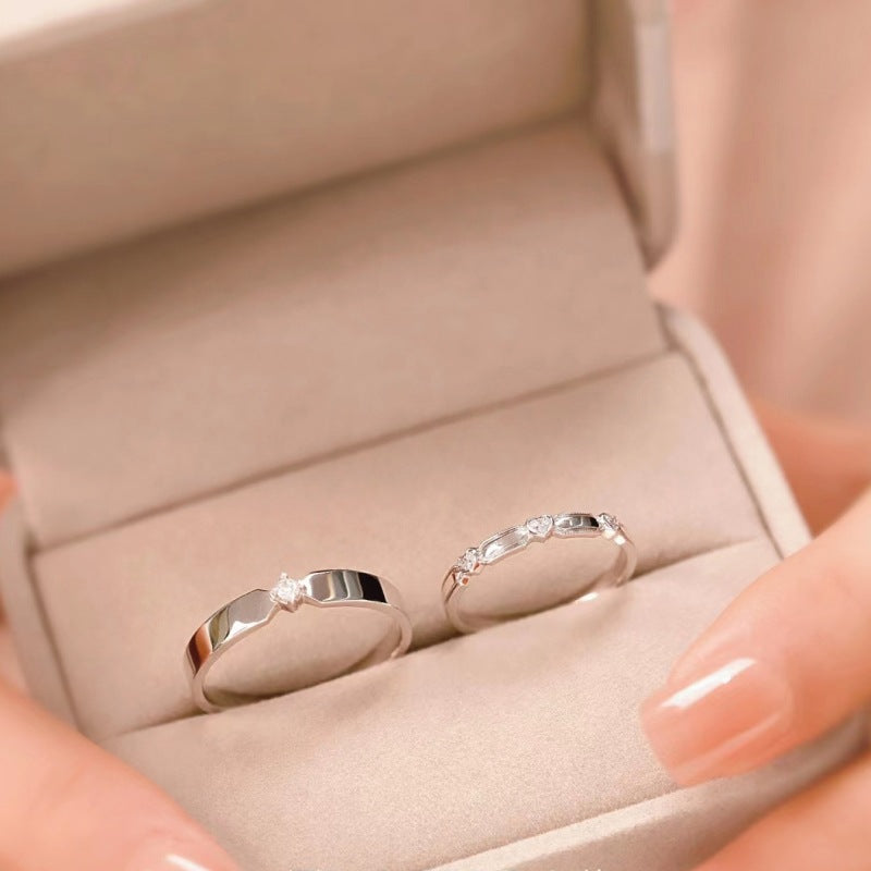 Minimalist Matching Rings Set His and Hers