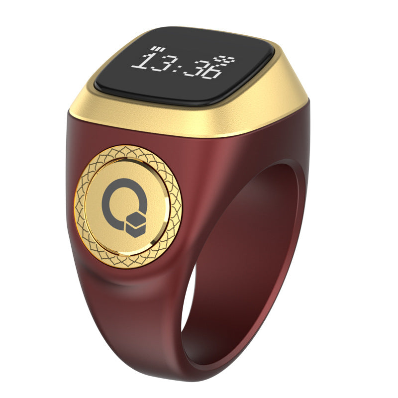 Tasbeeh Counter Prayer Reminder Smart Ring for Men