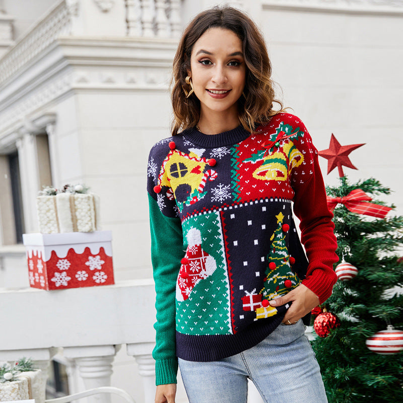 Ladies Xmas Sweater Christmas Sweatshirt