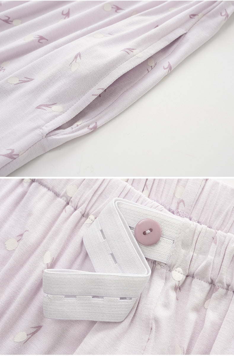 3-Piece Maternity Soft Sleepwear Set