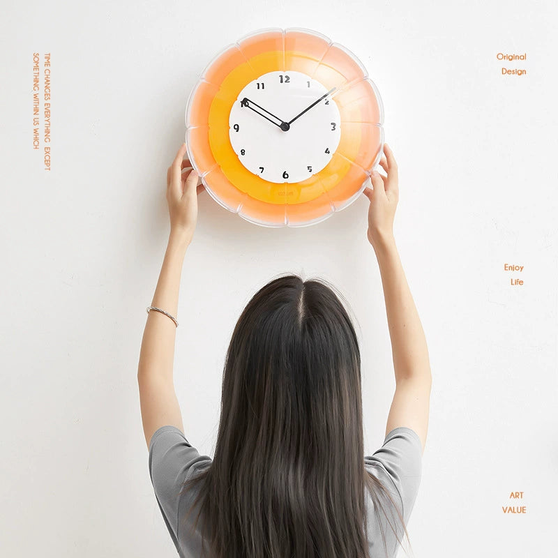 Gullei Artistic Silent Wall Clock - Eco-Friendly, Colorful Design