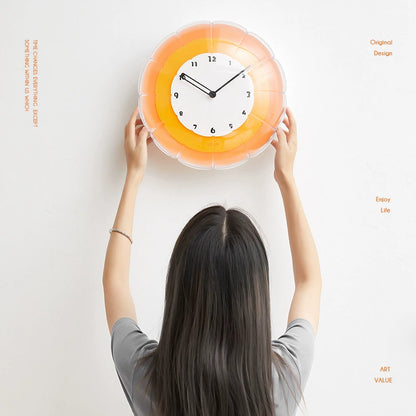 Gullei Artistic Silent Wall Clock - Eco-Friendly, Colorful Design