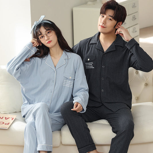 Comfortable Men and Women Pyjamas Set 100% Cotton