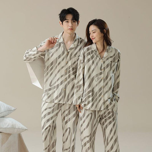 Matching Comfortable Couples Pajamas Set - Premium Cotton