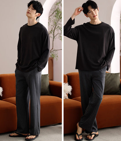 Gullei Minimalist Couple Pajamas Set – 100% Cotton, Relaxed Fit