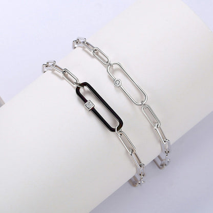 Matching Chain Bracelets Set for Couples