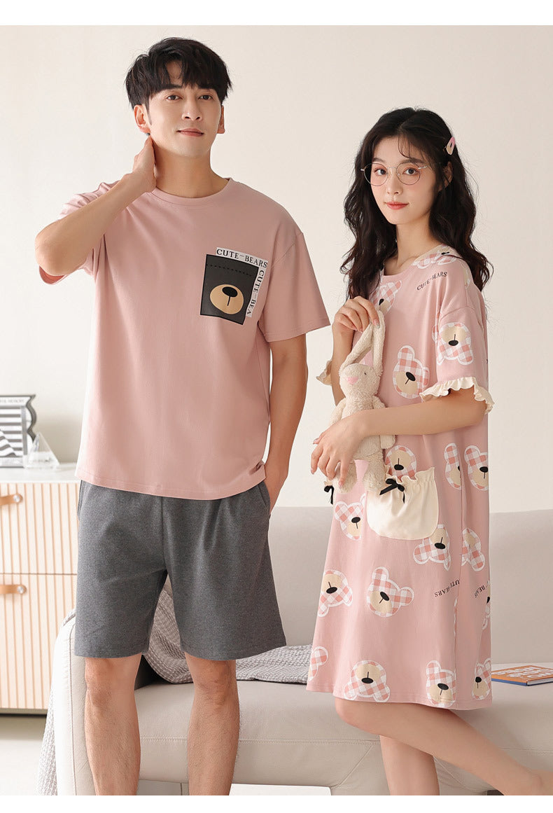 Couple Matching Summer PJs Loungewear Set