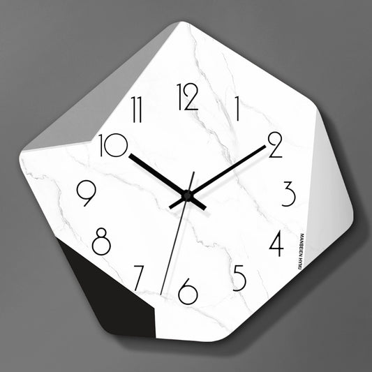 Stylish Odd Shaped Analog Silent Wall Clock