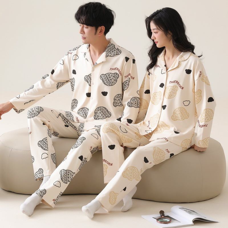 Matching Nightwear Pajamas Set for Couples