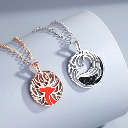 Forest Sea Theme Friendship Necklaces Set