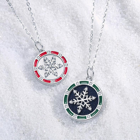 Personalized Couple Necklaces Christmas Gift Set