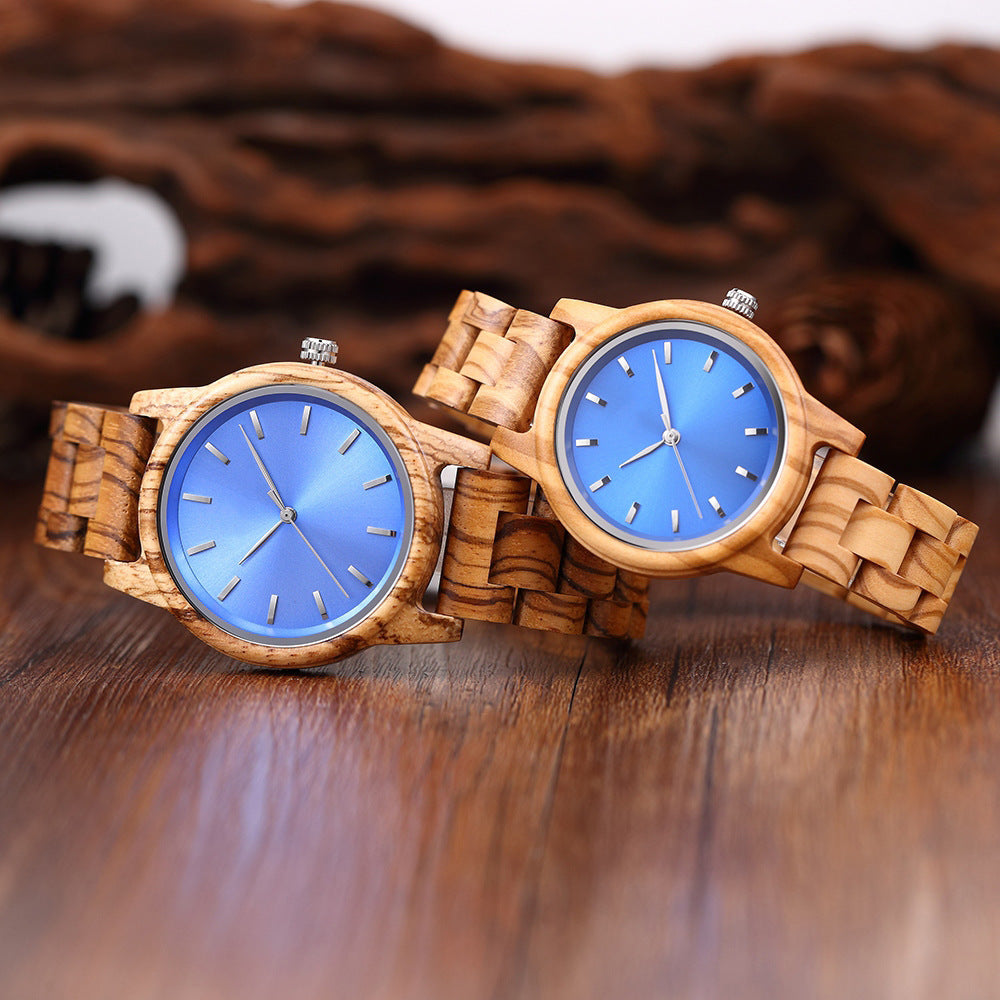 Wooden Couple Watches Gift Set for Two