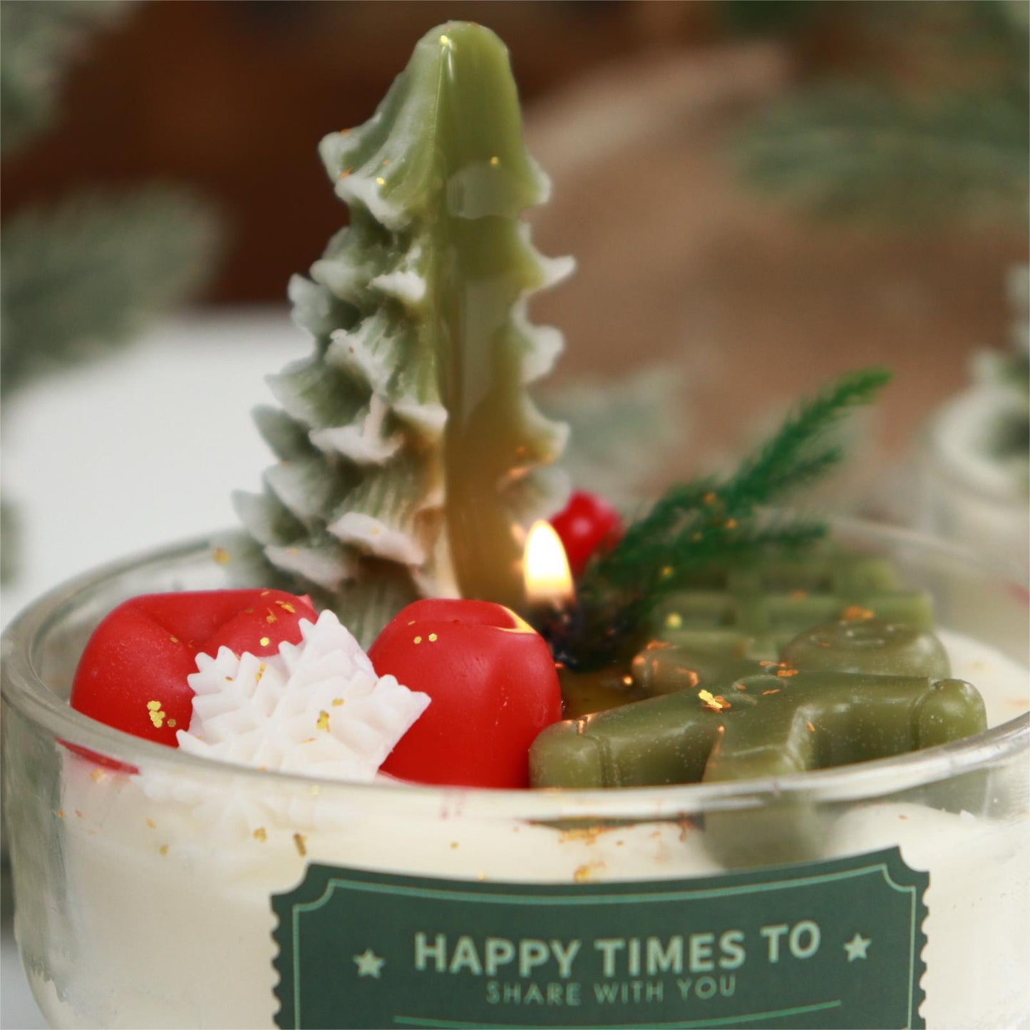 Real Wax Scented Candle Christmas Gift
