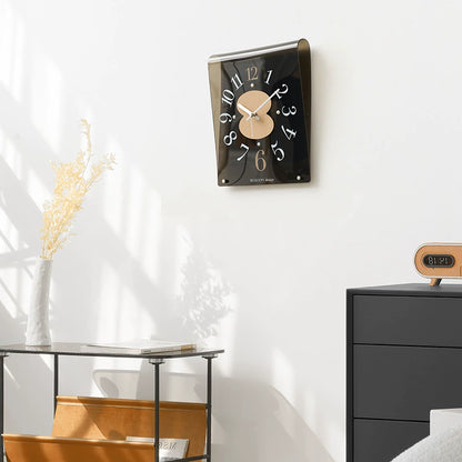 Artistic Silent Wall Clock - Eco-Friendly, Contemporary Design