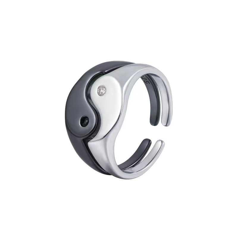 Custom Yingyang Marriage Rings for Men and Women