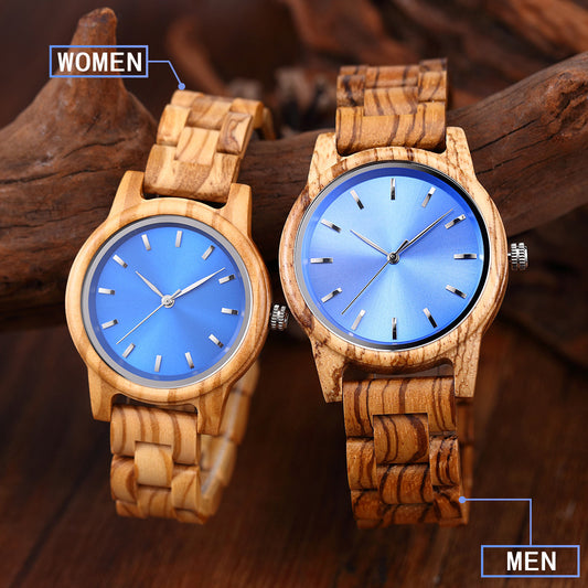 Wooden Couple Watches Gift Set for Two