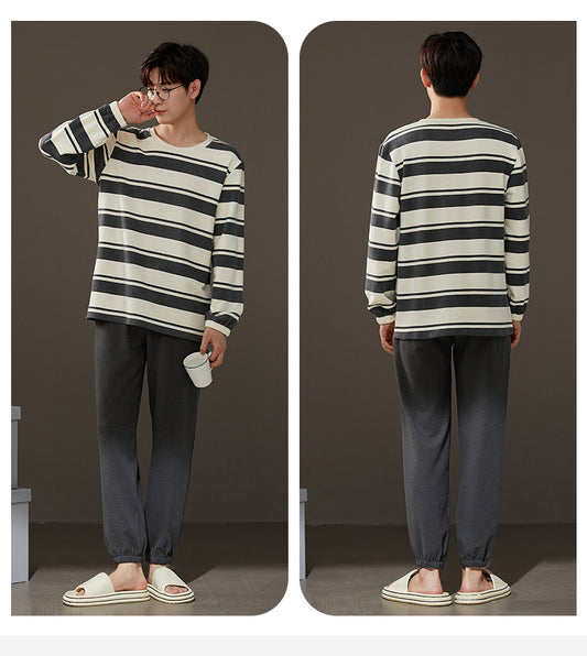 2 Pcs Flannel Pajamas Set for Girls and Guys