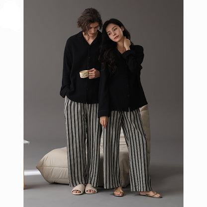 100% Organic Cotton Couple Pajamas - Matching Comfy Set
