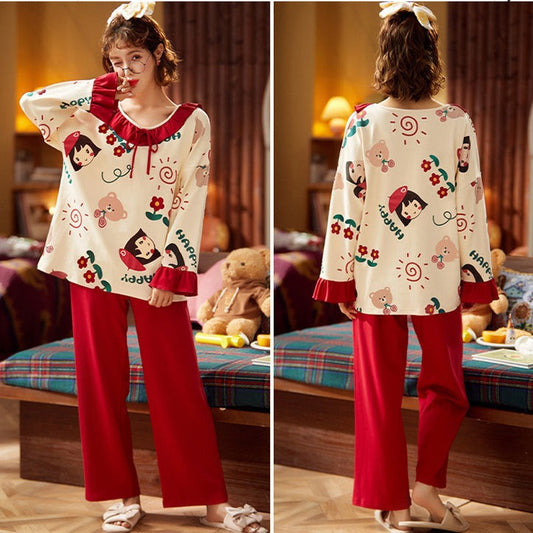 Cute Pajamas Women Loungewear Dress