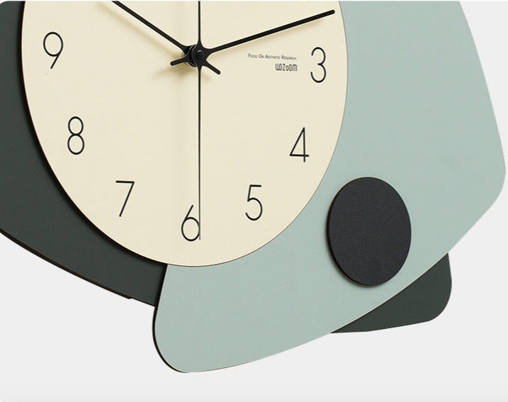 Modern Style Distorted Silent Wall Clock 51cm