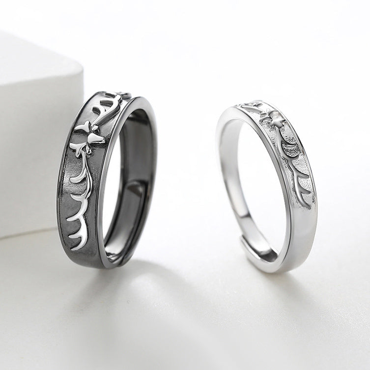 Custom Engraved Matching Rings for Two