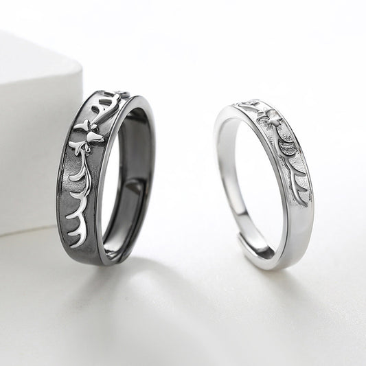 Custom Engraved Matching Rings for Two