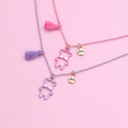 Bff Necklaces Birthday Gift Set for Best Friends