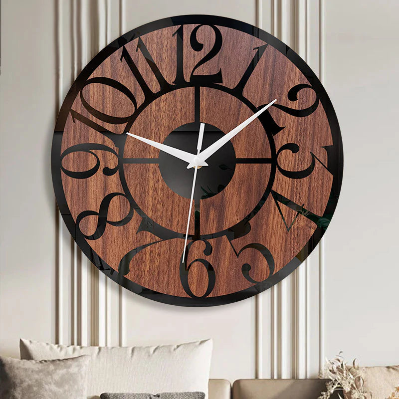 Steampunk Gears Silent Wall Clock – Industrial Chic Design
