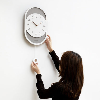 Long Modern Pendulum Analog Wall Clock