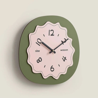 Unique Shape Analog Silent Wall Clock