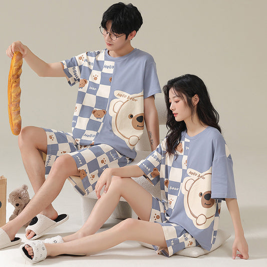 Cute Matching Jammies for Girlfriend Boyfriend 100% Cotton