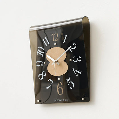 Artistic Silent Wall Clock - Eco-Friendly, Contemporary Design