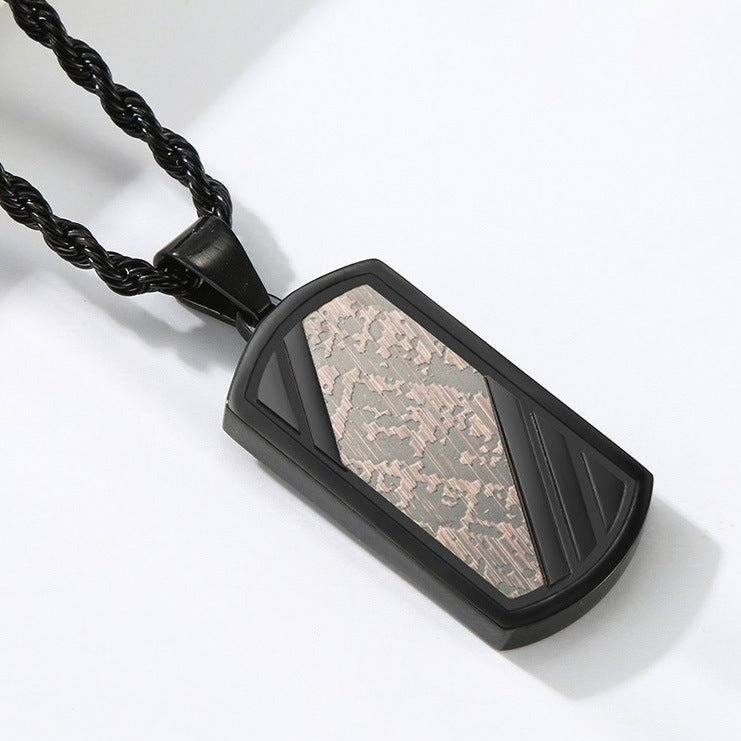 Customized Mens Thick Chain Pendant Necklace