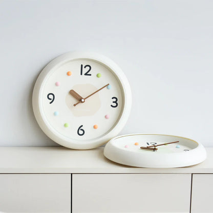 Cute Minimalist Wall Décor Silent Clock – Charming & Functional Design