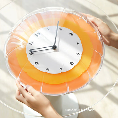 Gullei Artistic Silent Wall Clock - Eco-Friendly, Colorful Design