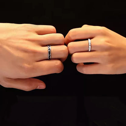 Moon and Star Matching Promise Rings Set for 2