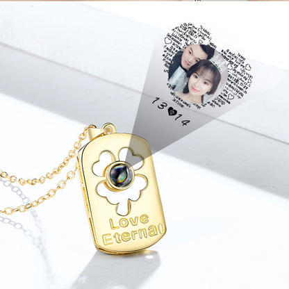 Love in 100 Languages Projection Promise Necklaces Set