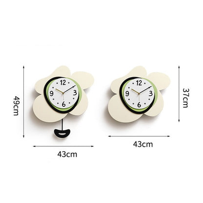 Odd Shape Pendulum Analog Wall Clock