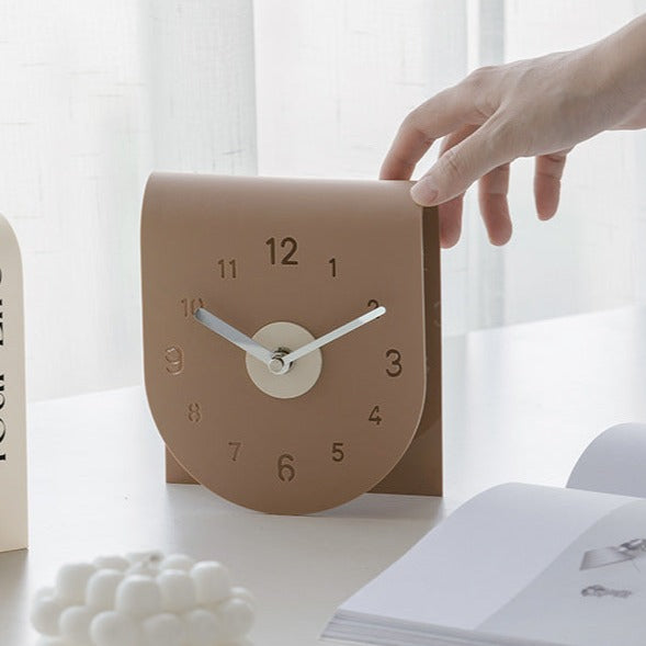 Creative Simple Study Table Clock (Silent, Non-Ticking)