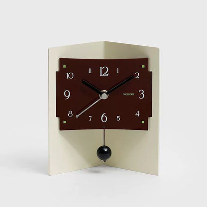 Modern Silent Acrylic Desktop Organizer Clock
