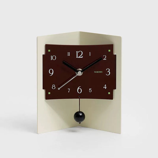 Modern Silent Acrylic Desktop Organizer Clock
